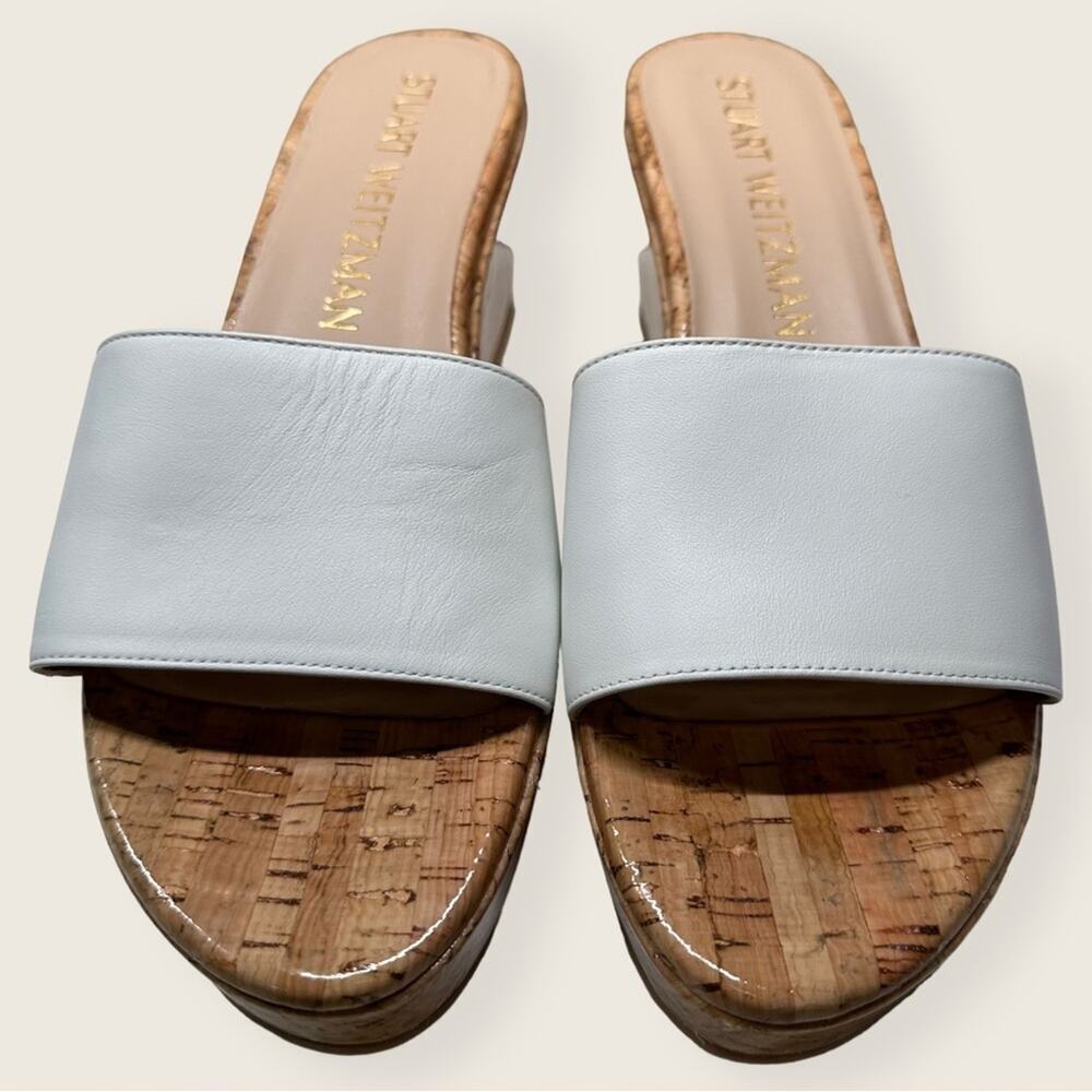 LNWB | Stuart Weitzman | Summer Wedge | White | Size 9.5B - Picture 7 of 16